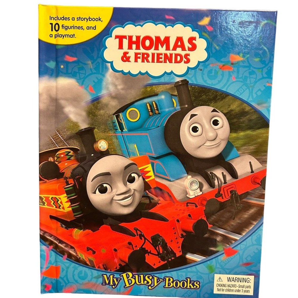 Thomas & Friends My Busy Book Playmat & 10 Trains Activity Kit 2021 Percy James